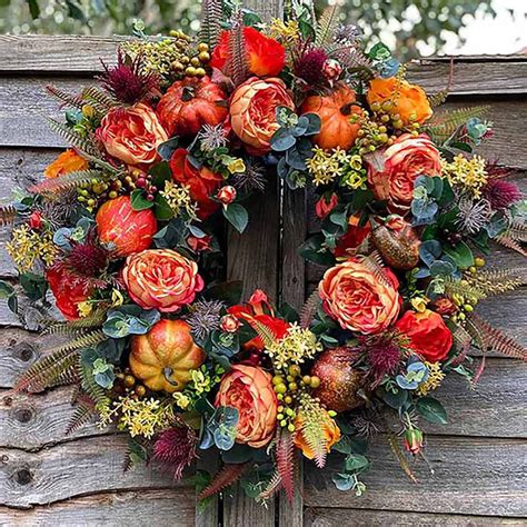 artificial fall wreaths|fall decorative wreaths.